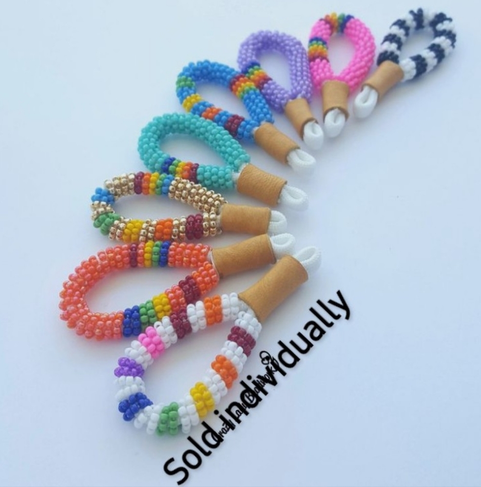 Mini beaded keychains